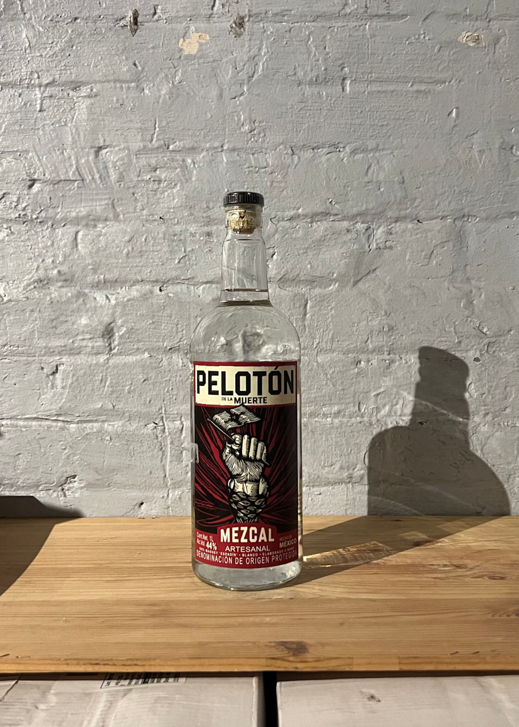 Peloton de la Muerte Espadin Mezcal Joven Artesanal - Oaxaca, Mexico (1Ltr)