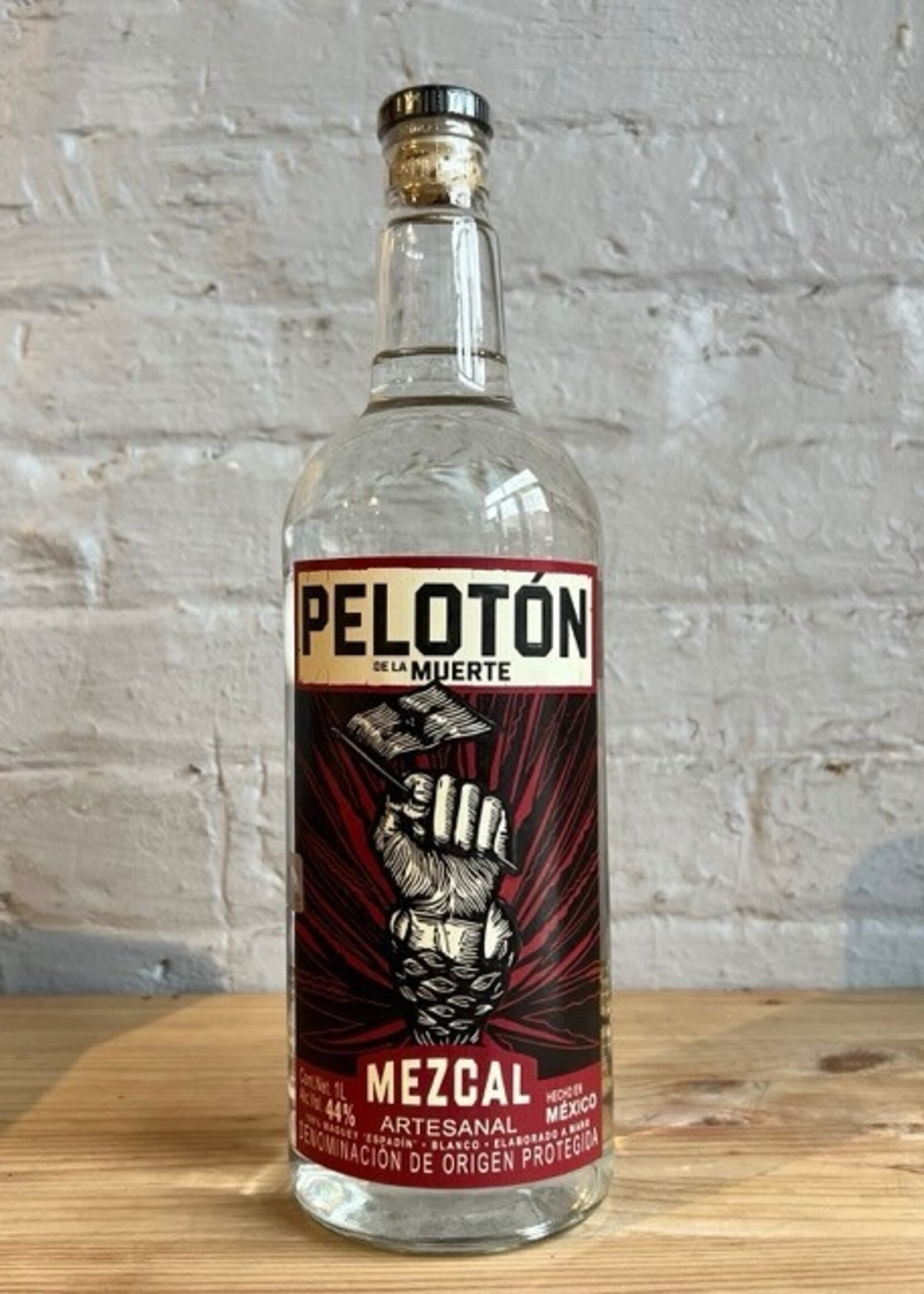 Peloton de la Muerte Espadin Mezcal Joven Artesanal - Oaxaca, Mexico (1Ltr)