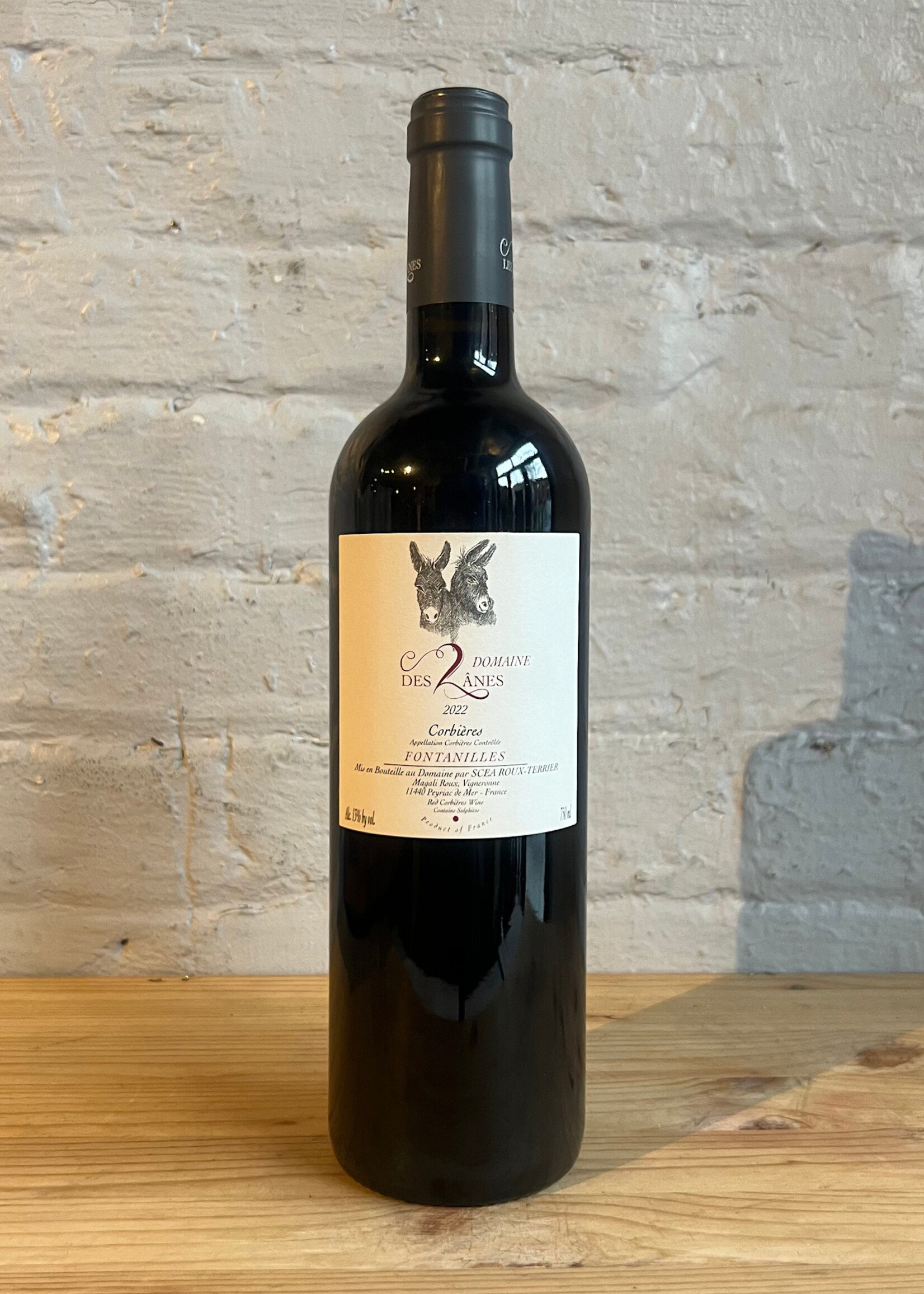 Wine 2022 Domaine des 2 Anes Fontanilles - Corbieres, Languedoc, France (750ml)