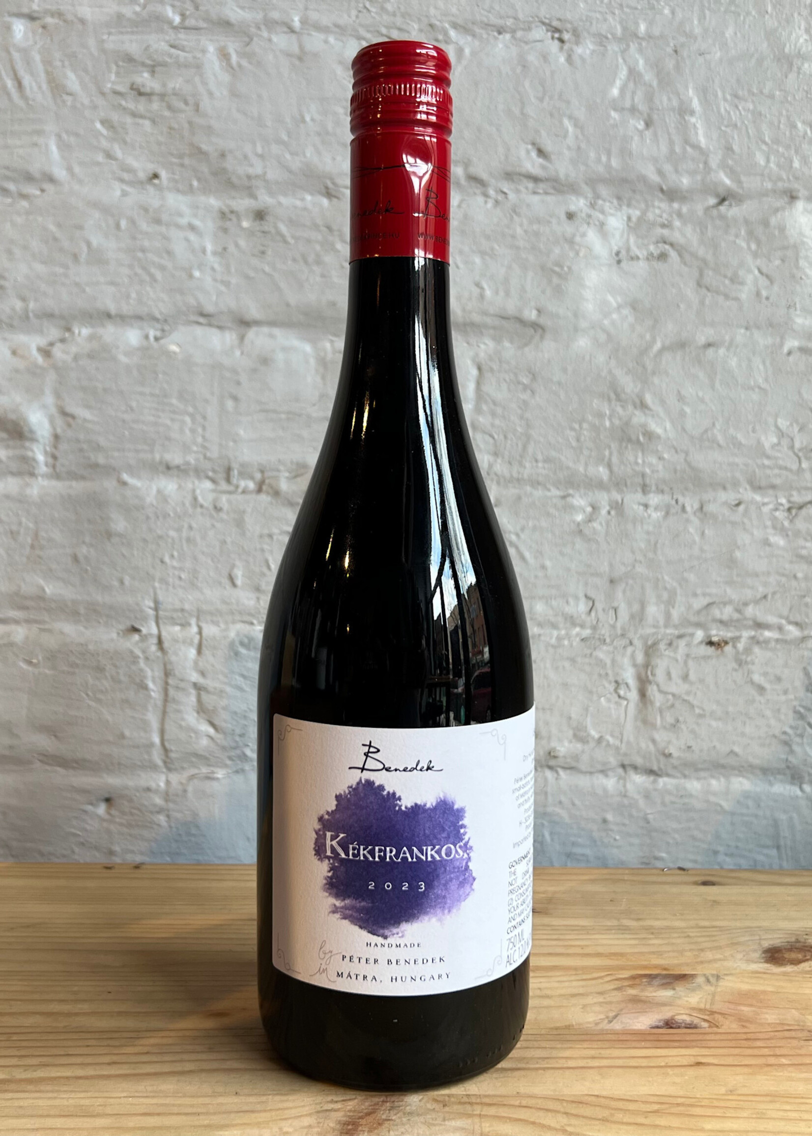 Wine 2023 Benedek Kekfrankos - North Hungary (750ml)