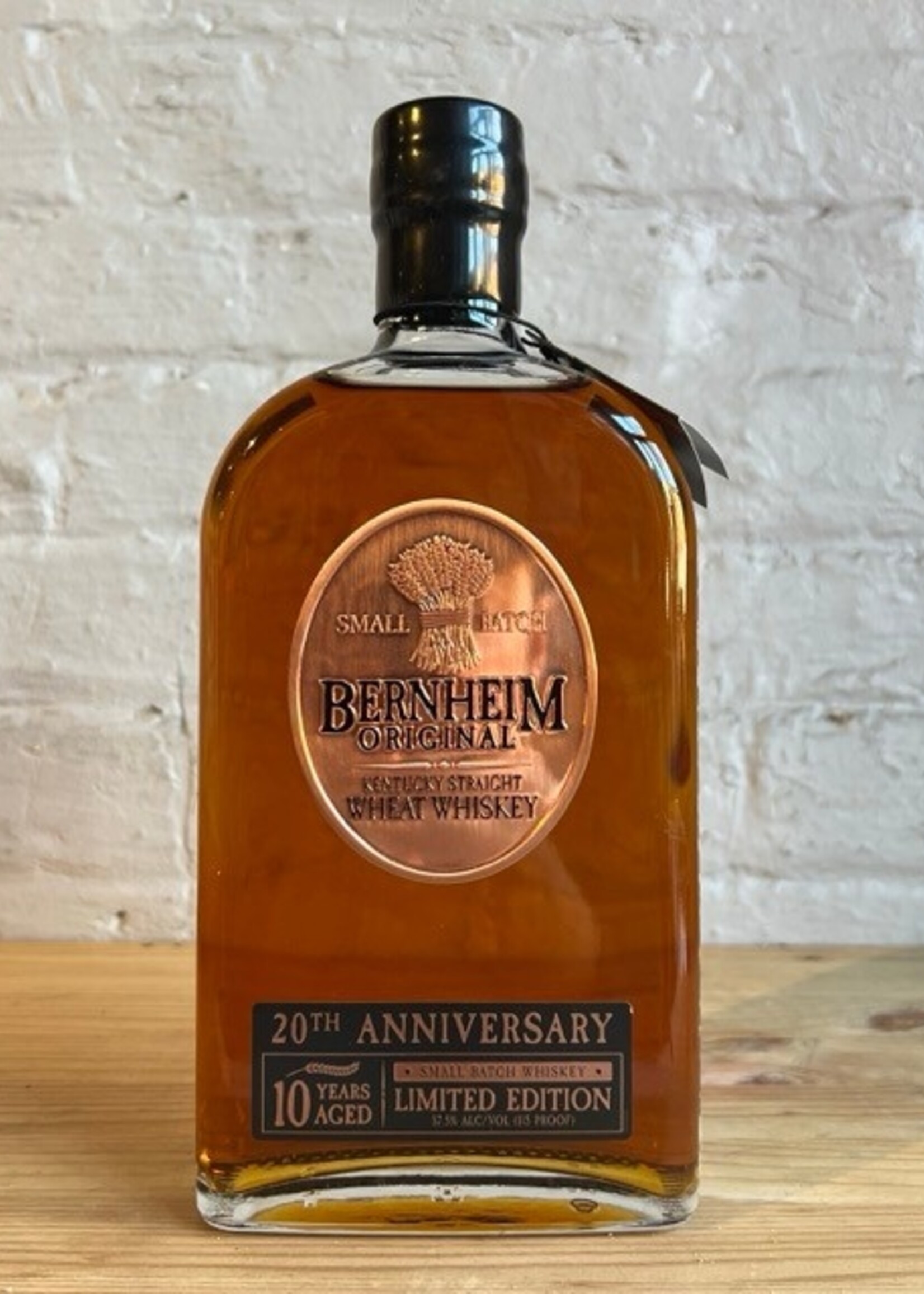 Bernheim Original 10yr Straight Wheat Whiskey Small Batch Limited Edition 20th Anniversary - Bardston, Kentucky (750ml)