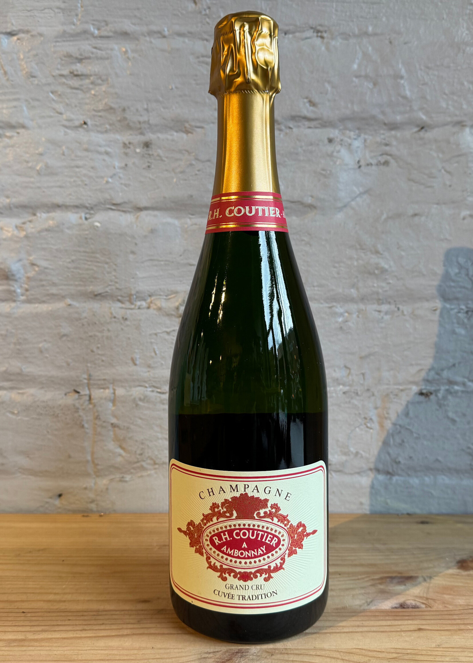 Wine NV R.H. Coutier Cuvée Tradition Brut Grand Cru [base 2021]  - Ambonnay, Champagne, France (750ml)