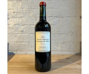 Wine 2001 Vieux Chateau Champs de Mars Johanna Cotes de Castillon