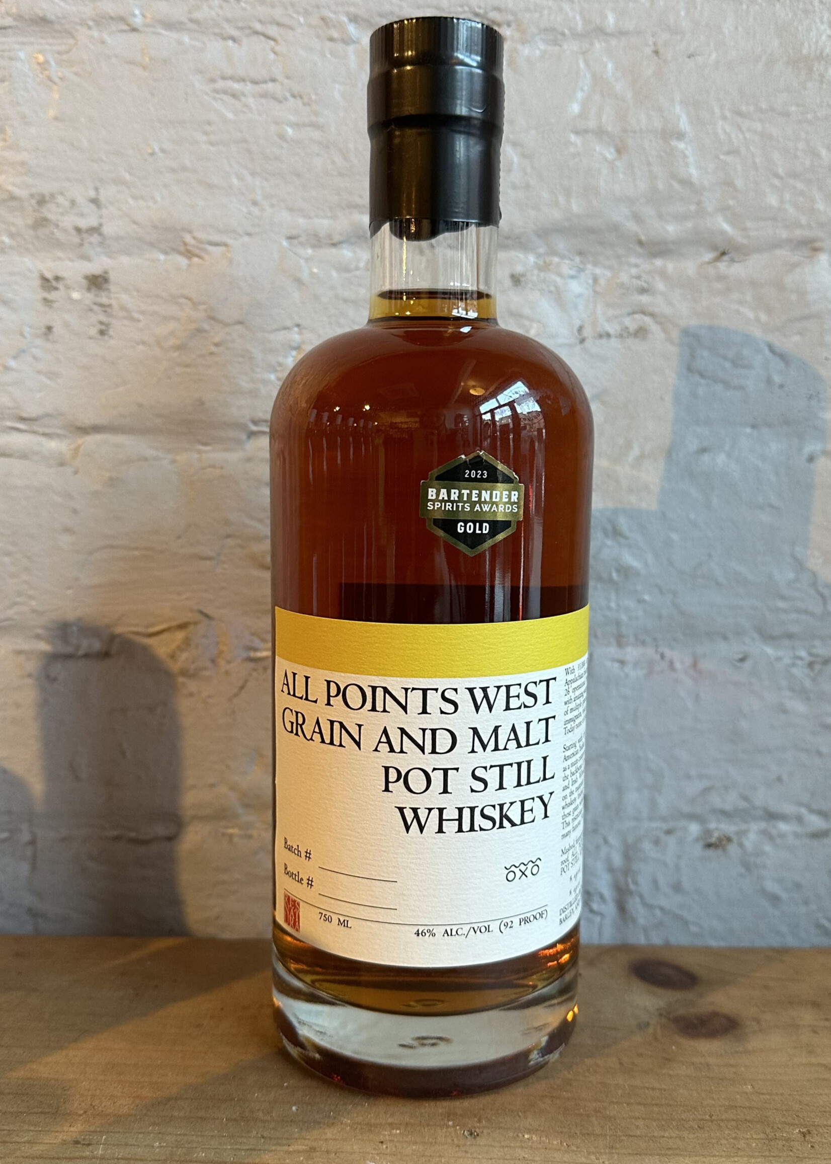 All Points West Grain and Malt Pot Still Whiskey - Newark, NJ (750ml)