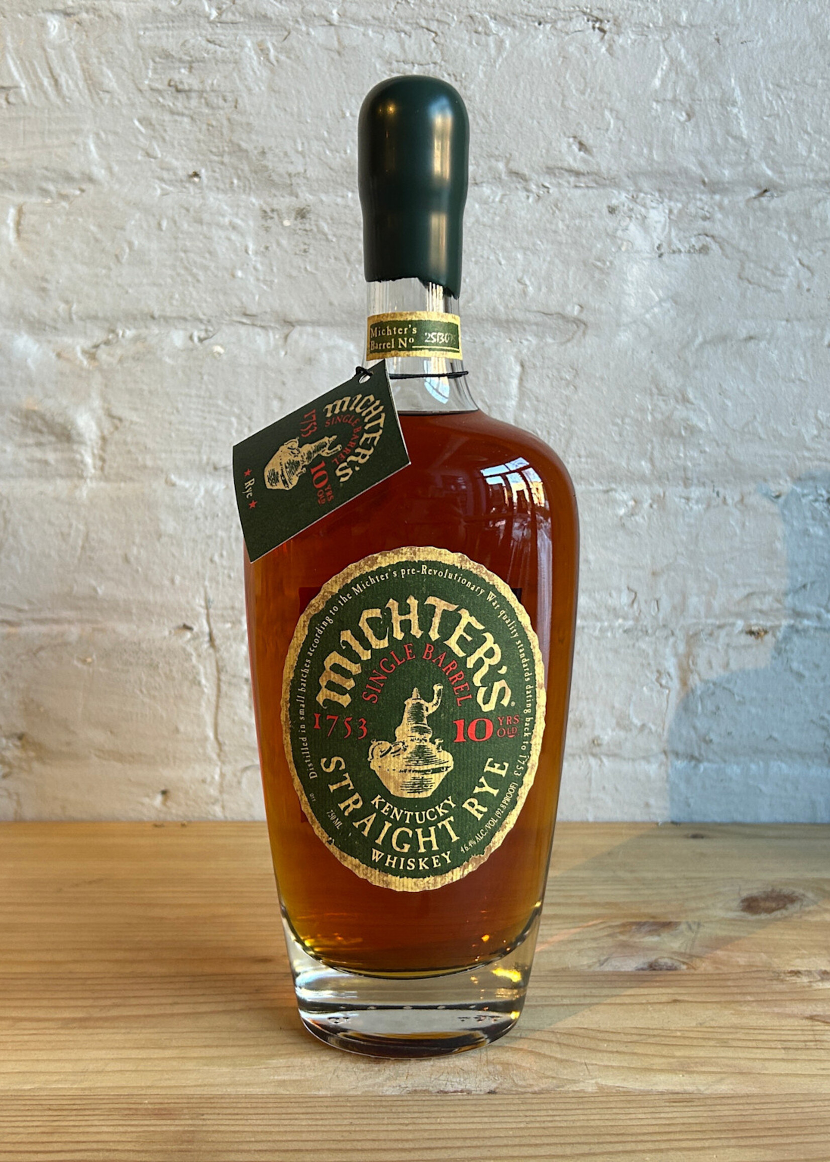 Michter's 10yr Single Barrel Straight Rye Whiskey - Bardstown, KY (750ml)