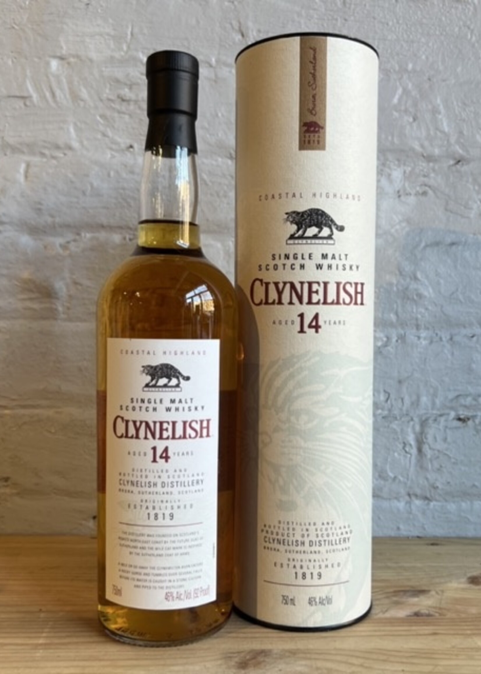 Clynelish 14yr Single Malt Scotch Whisky - Coastal Highland, Scotland (750ml)