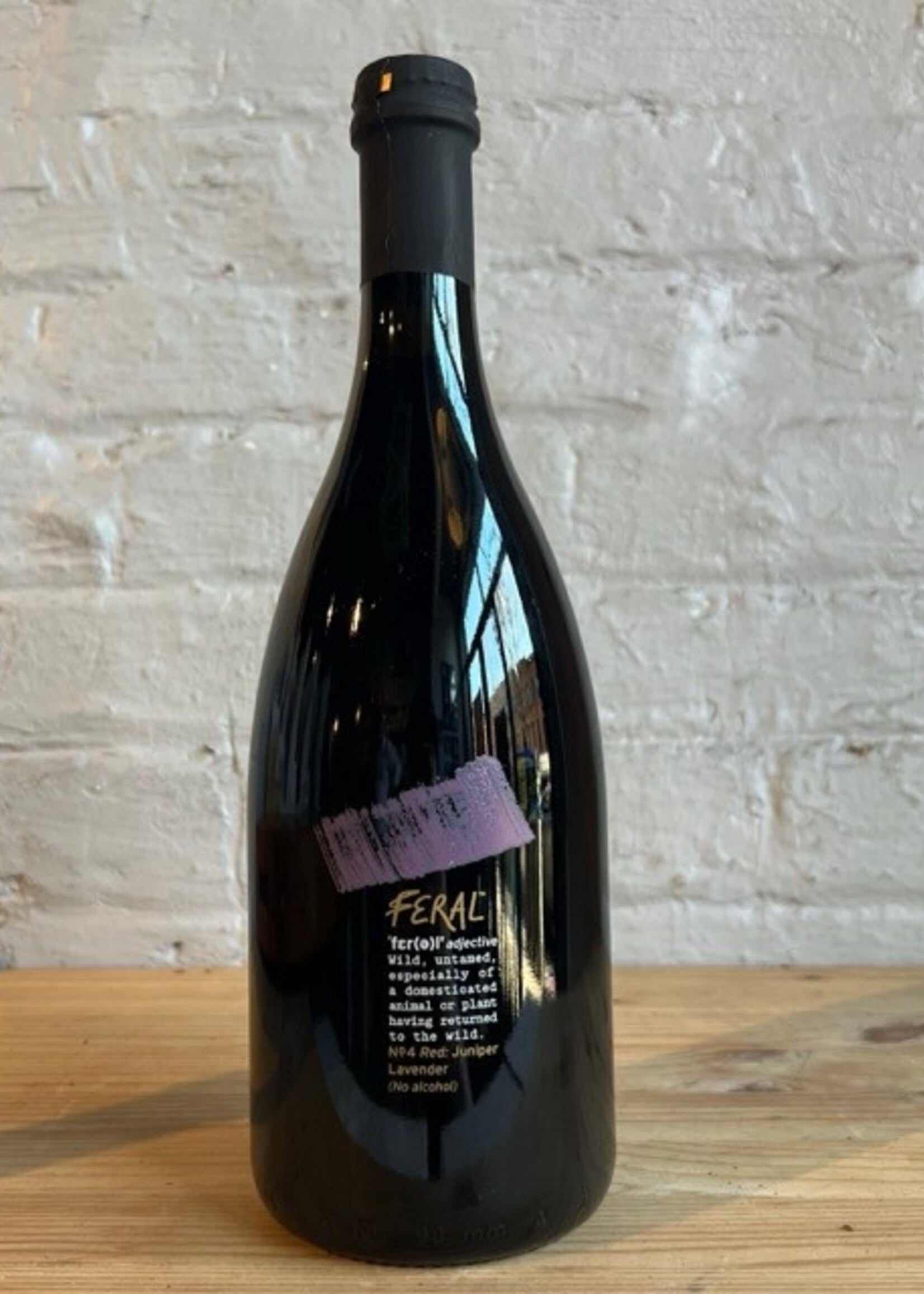 Wine FERAL No. 4 Red Beet, Lavender, Juniper - Alcohol Free - Trentino-Alto Adige, Italy (750ml)