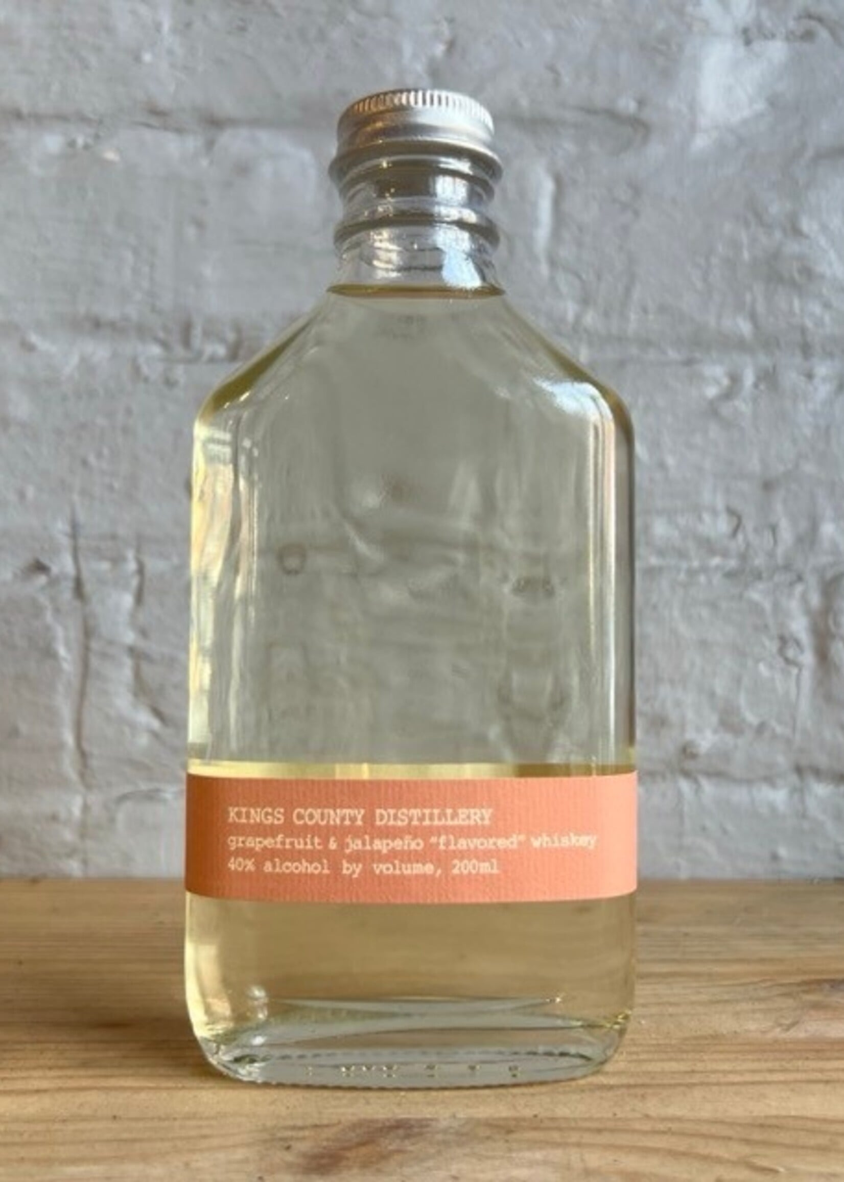 Kings County Distillery Grapefruit/Jalapeno Whiskey Batch No. SR2 - Brooklyn, NY (200ml)