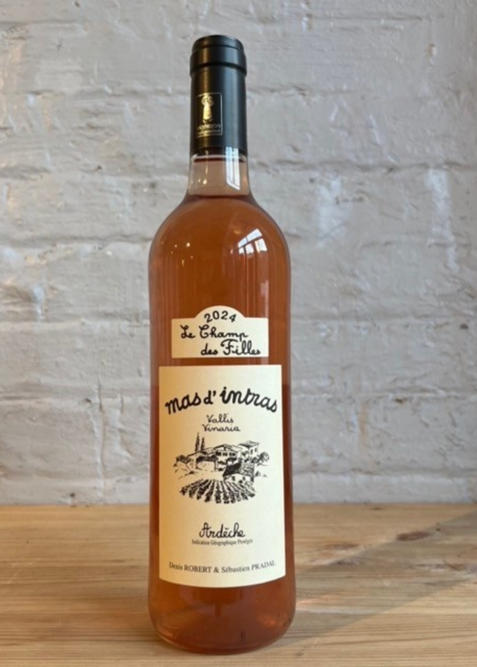 Wine 2024 Mas d'Intras Le Champ des Filles Rosé - Ardeche, France (750ml)