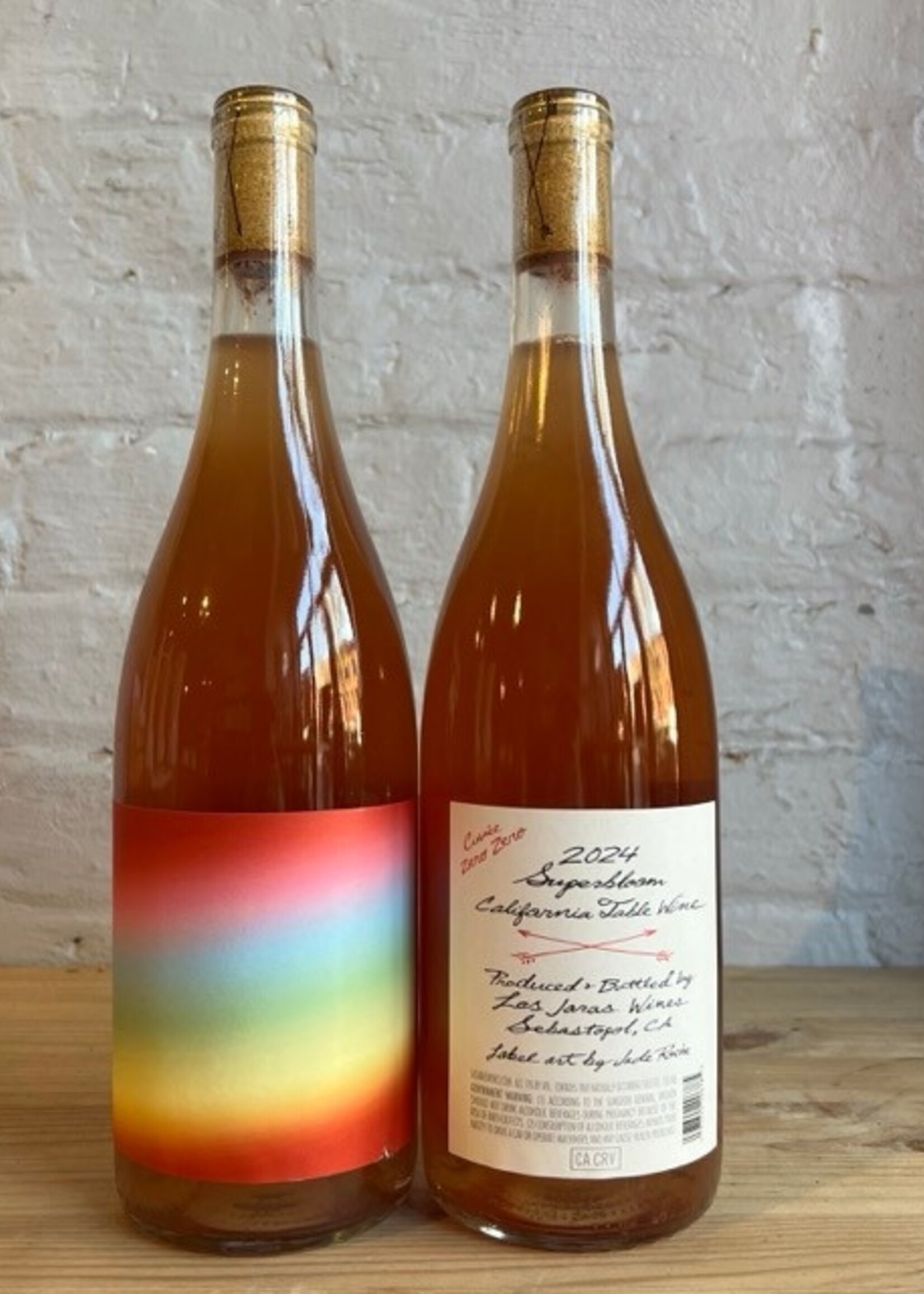 Wine 2024 Las Jaras Superbloom Carbonic Pink Zero Zero - Mendocino, CA (750ml)