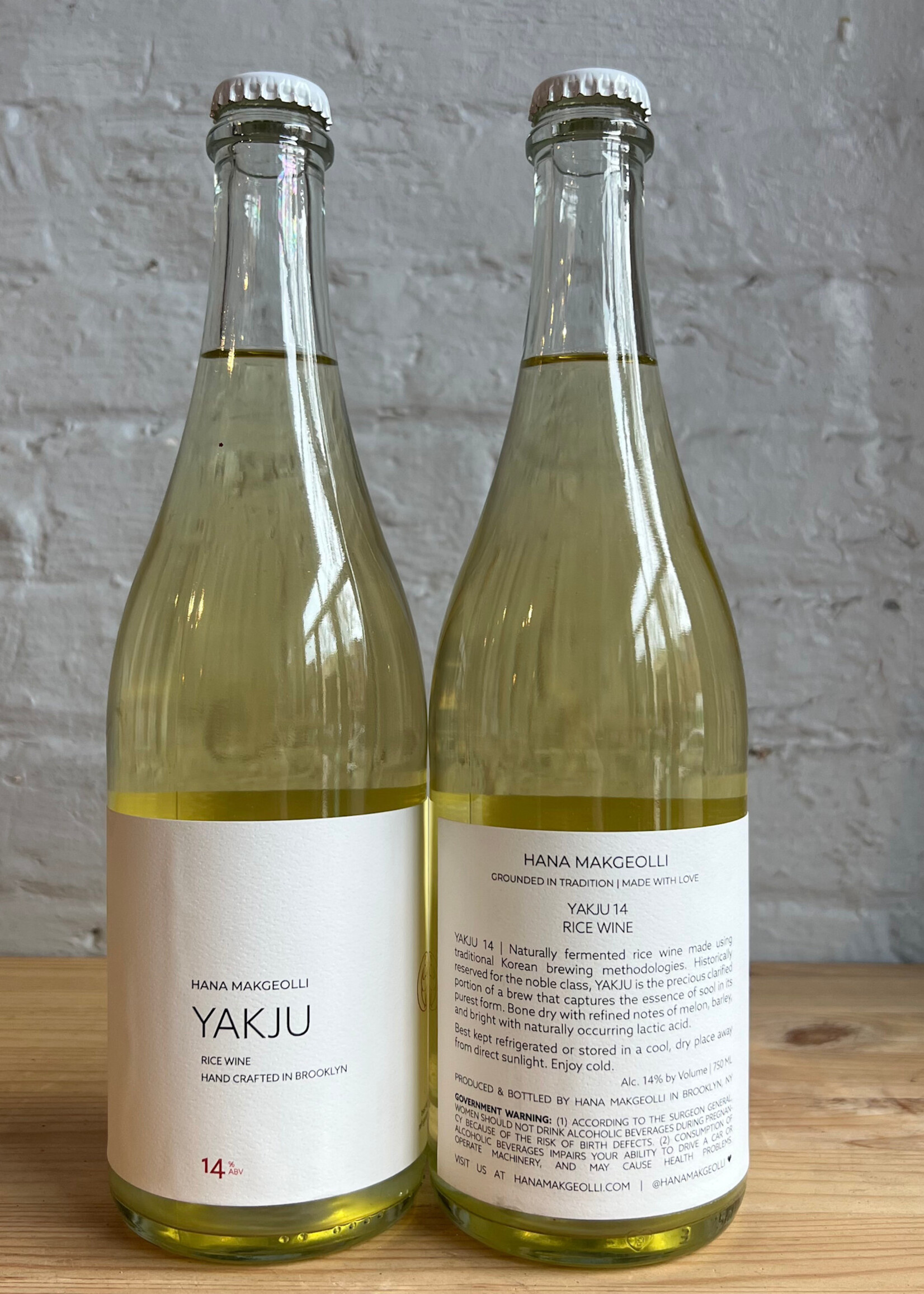 Sake & Shochu Hana Makgeolli YAKJU 14 - Brooklyn, NY (750ml)