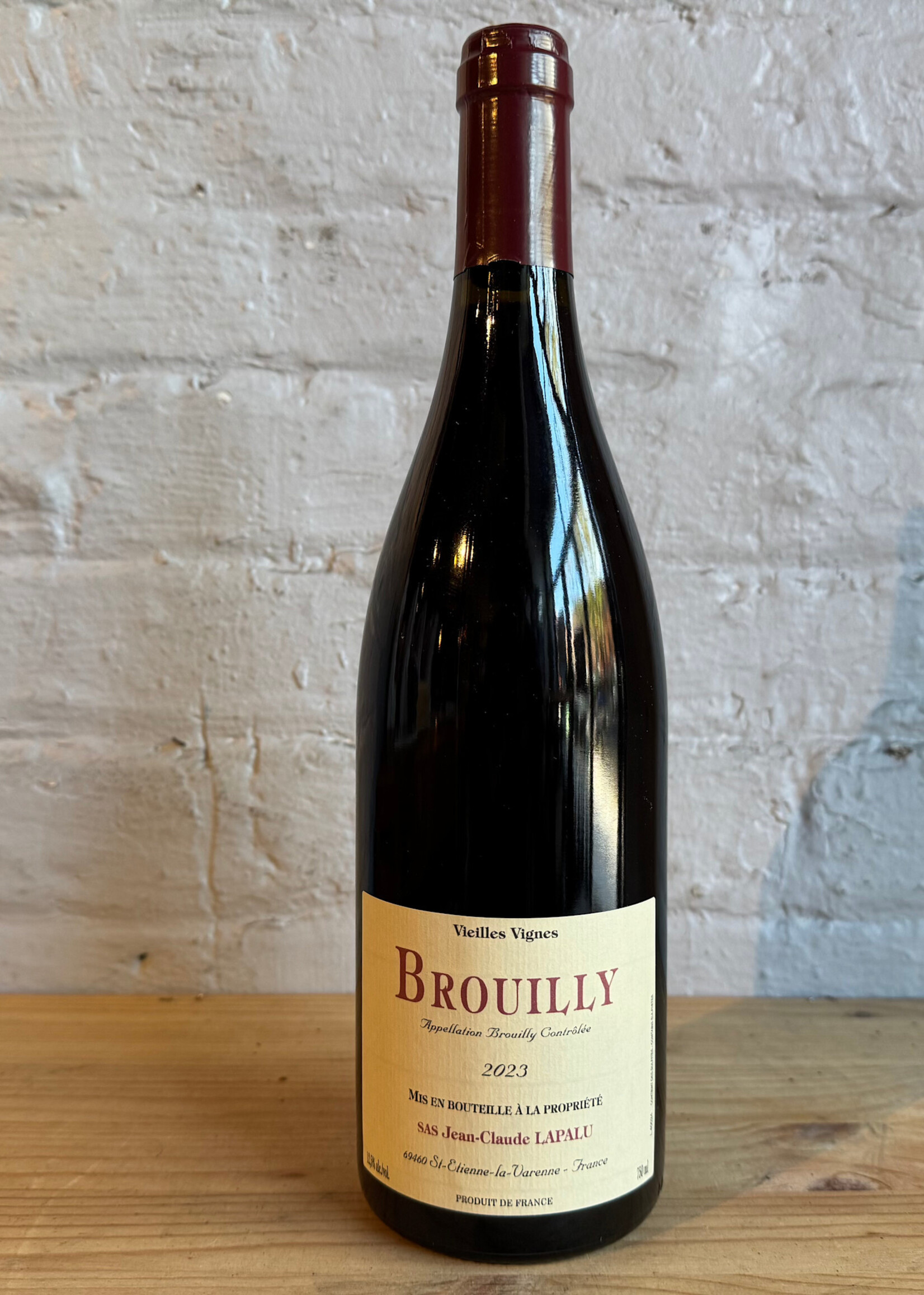 Wine 2023 Jean-Claude Lapalu Brouilly Vieilles Vignes - Beaujolais, France (750ml)