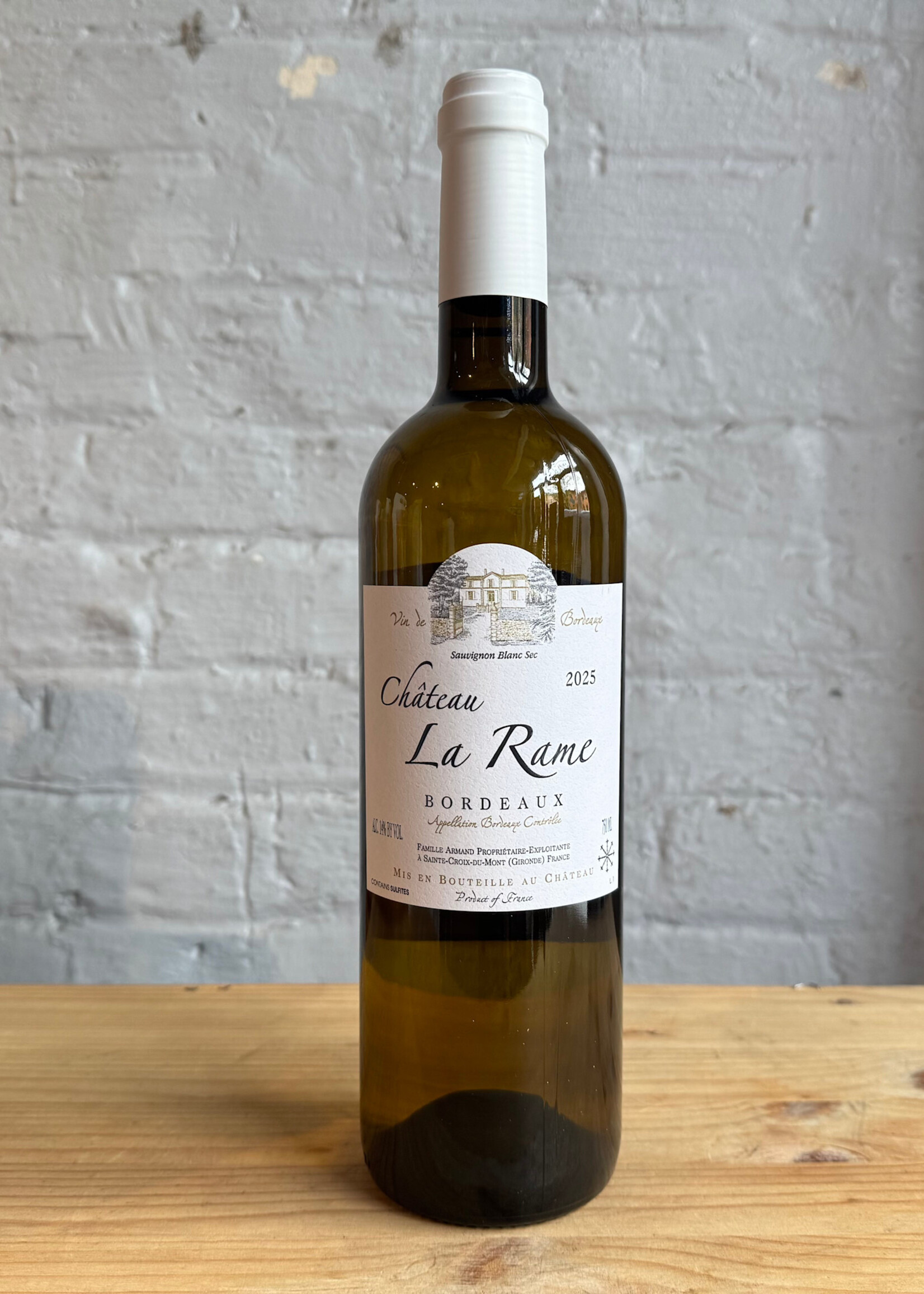 Wine 2025 Chateau La Rame Bordeaux Blanc - Bordeaux, France (750ml)