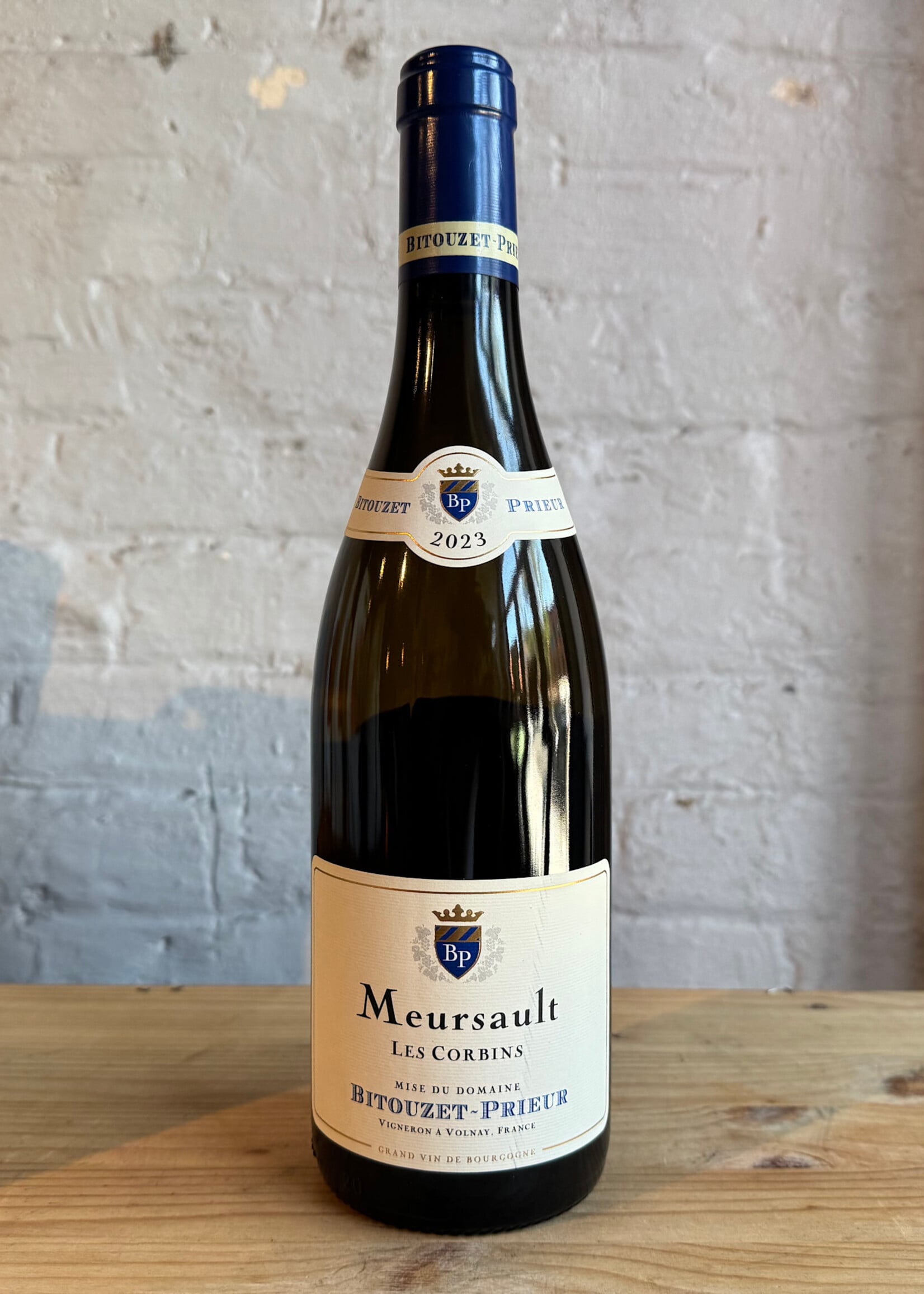 Wine 2023 Domaine Bitouzet-Prieur Meursault Les Corbins - Burgundy, France (750ml)
