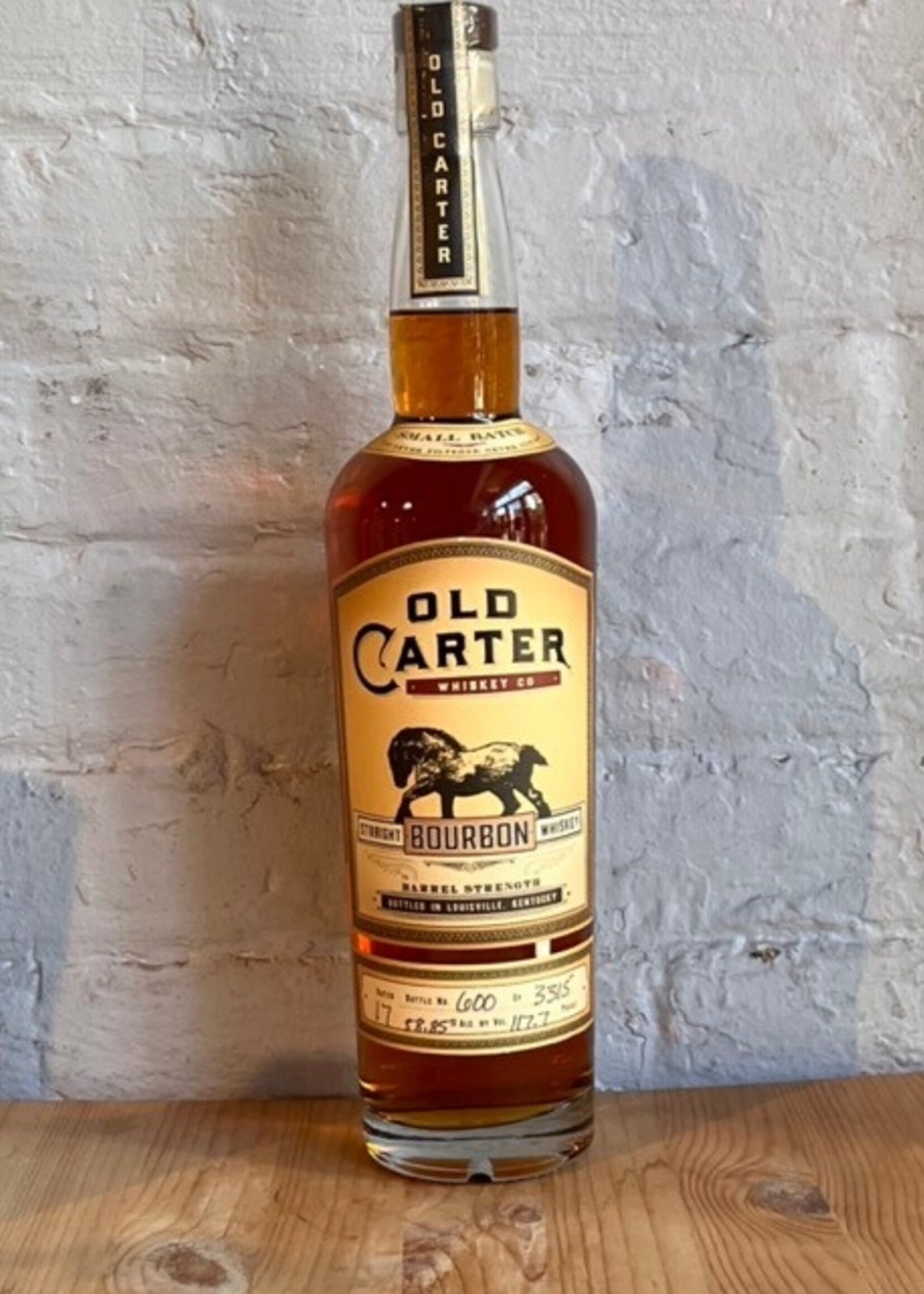 Old Carter Small Batch # 17 Barrel Strength Straight Rye Whiskey - KY (750ml)