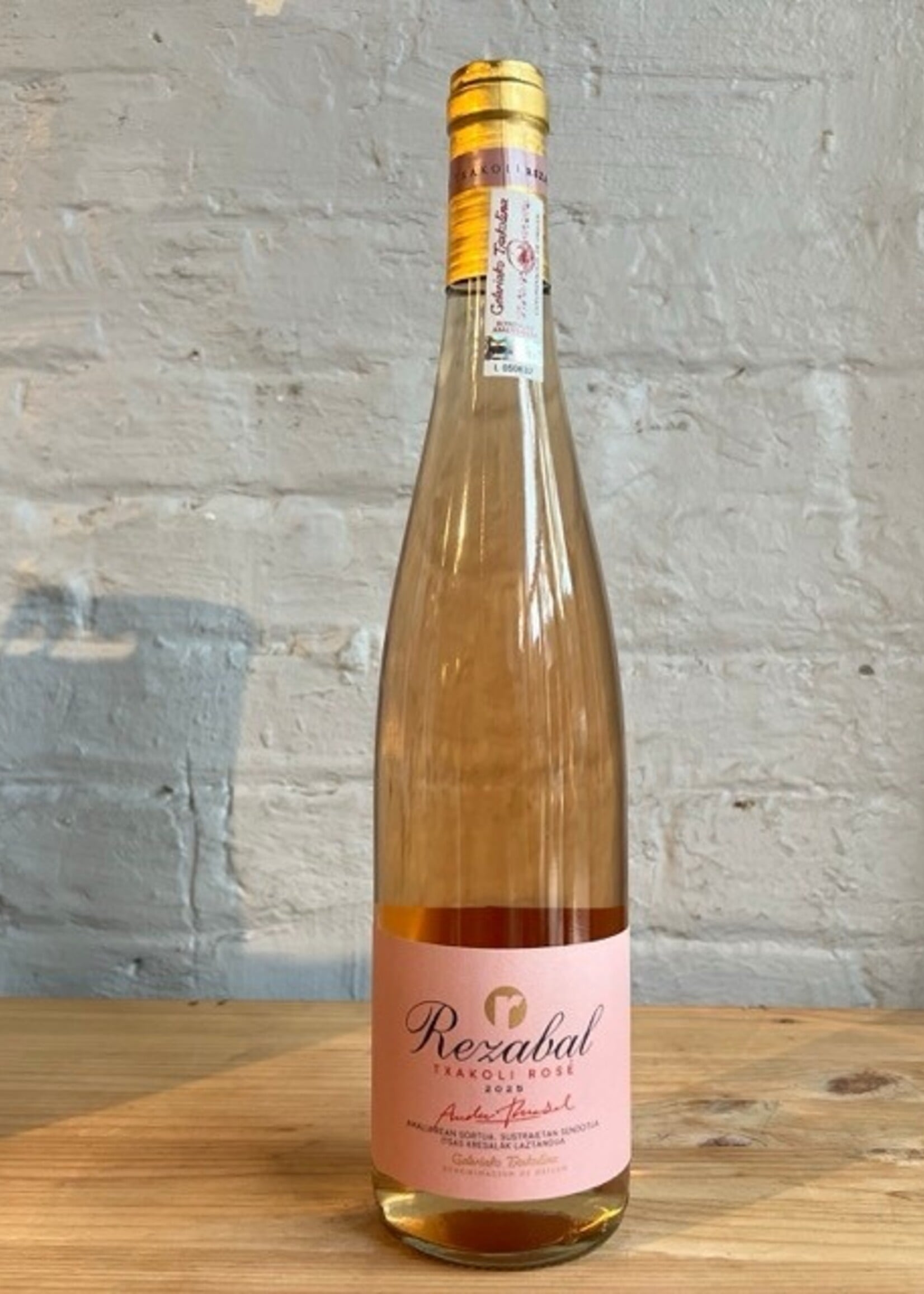 Wine 2025 Rezabal Txakoli Rose Hondarrabi Beltza - Basque Country, Spain (750ml)