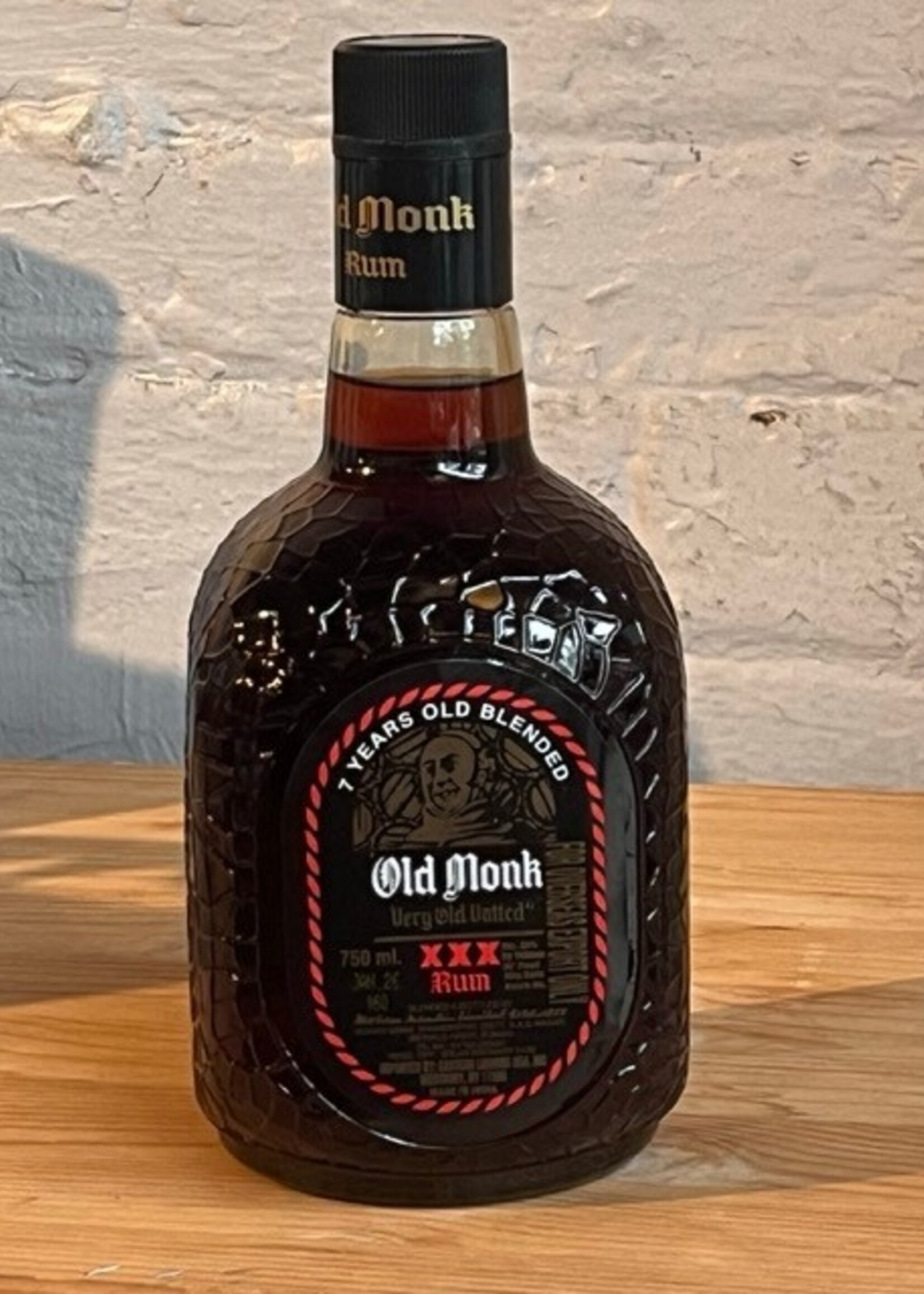 Old Monk 7 Yr Very Old Vatted XXX Rum - Ghaziabad, India (750ml)
