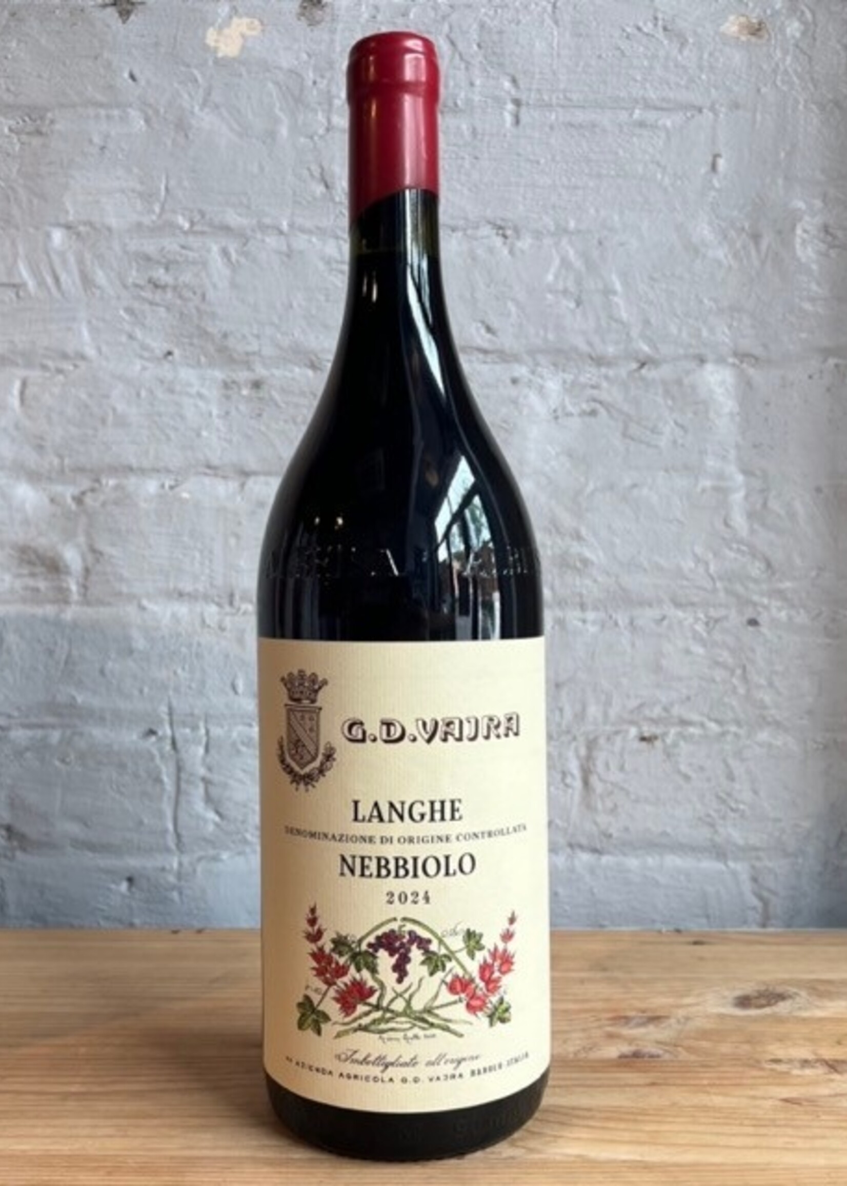 Wine G. D. Vajra Nebbiolo Langhe - Piedmont, Italy (1.5L)