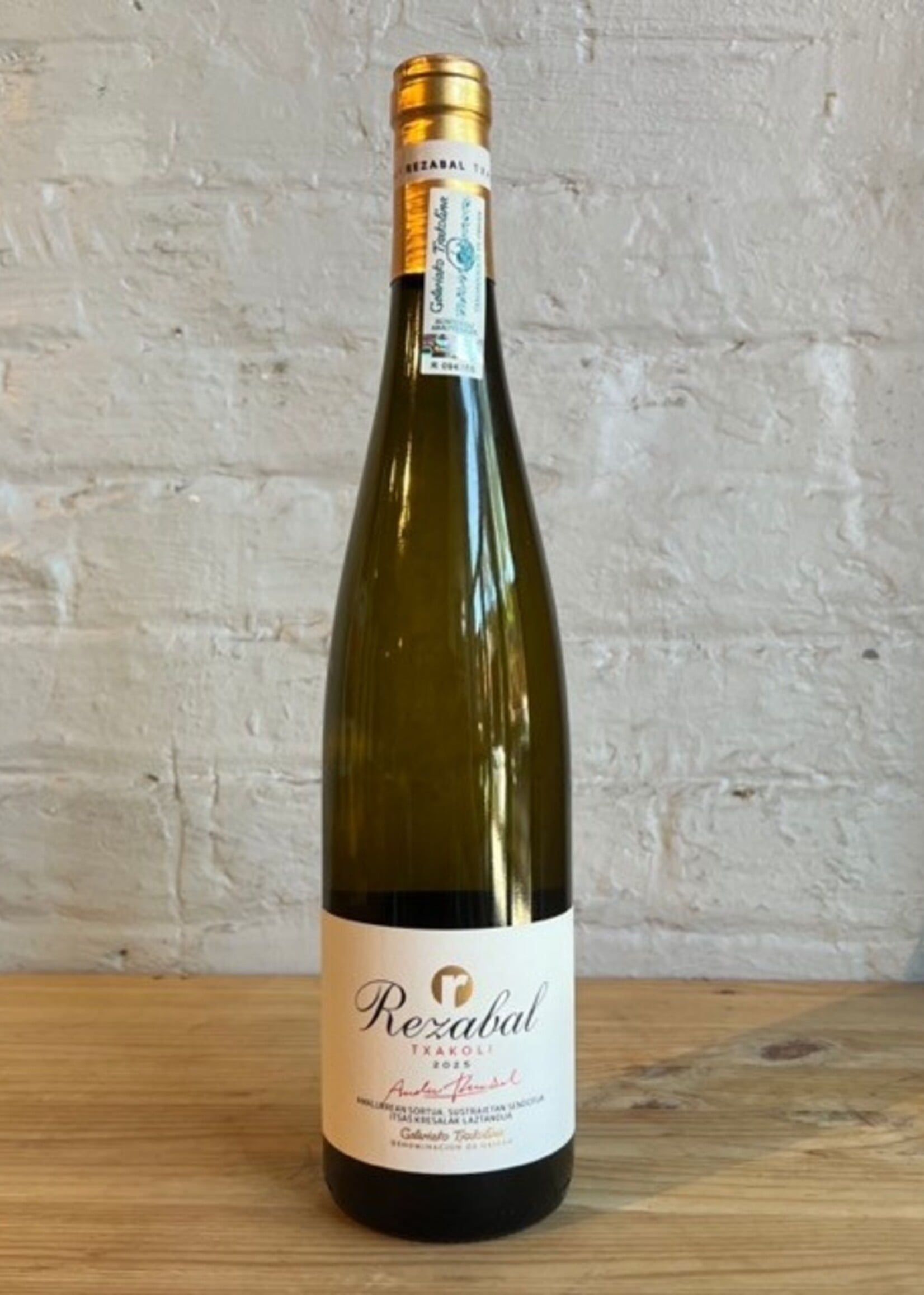 Wine 2025 Bodega Rezabal Txakoli de Getaria - Basque Country, Spain (750ml)