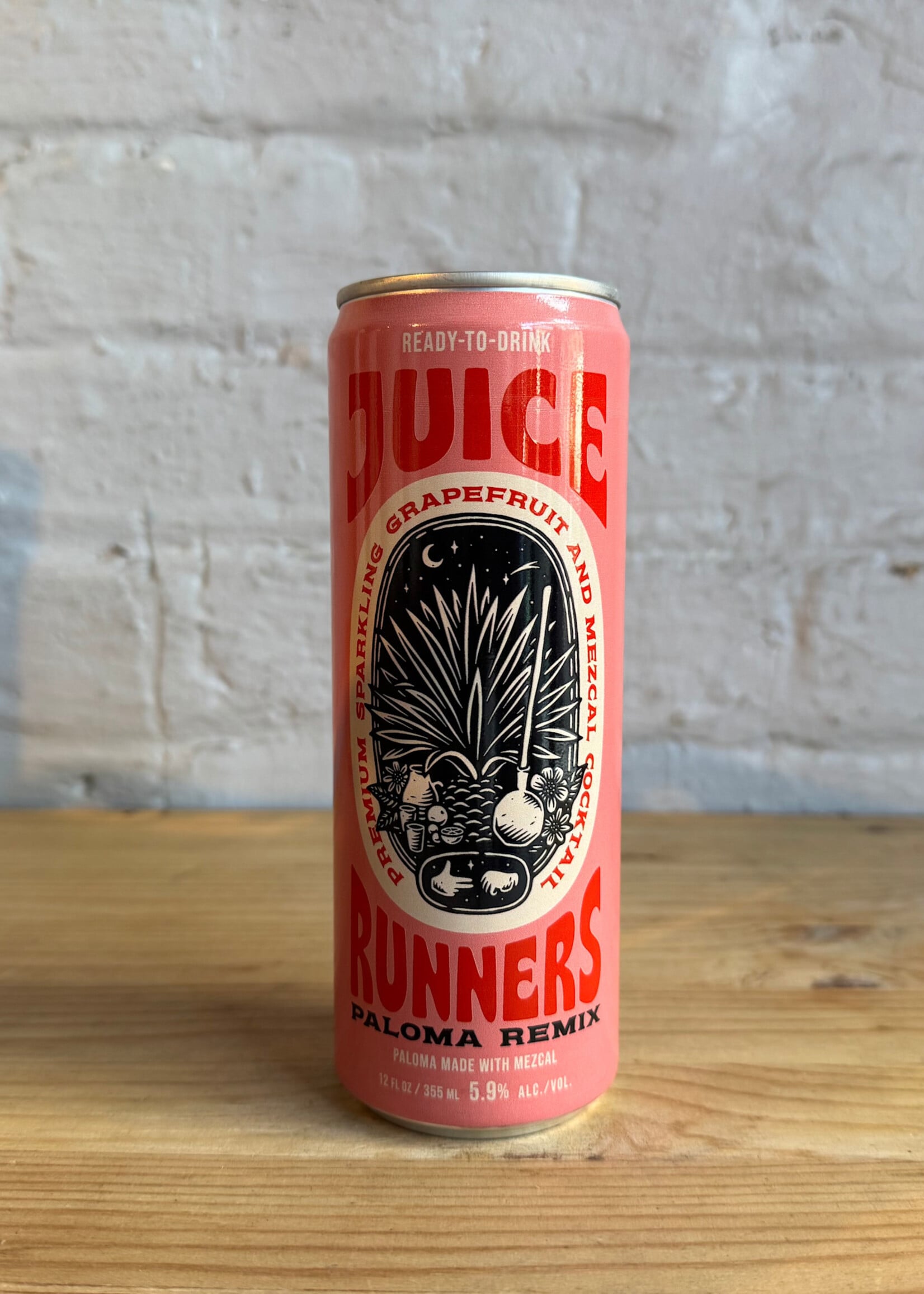 Juice Runners Paloma Remix Premium Sparkling Grapefruit & Mezcal - New York (12oz)