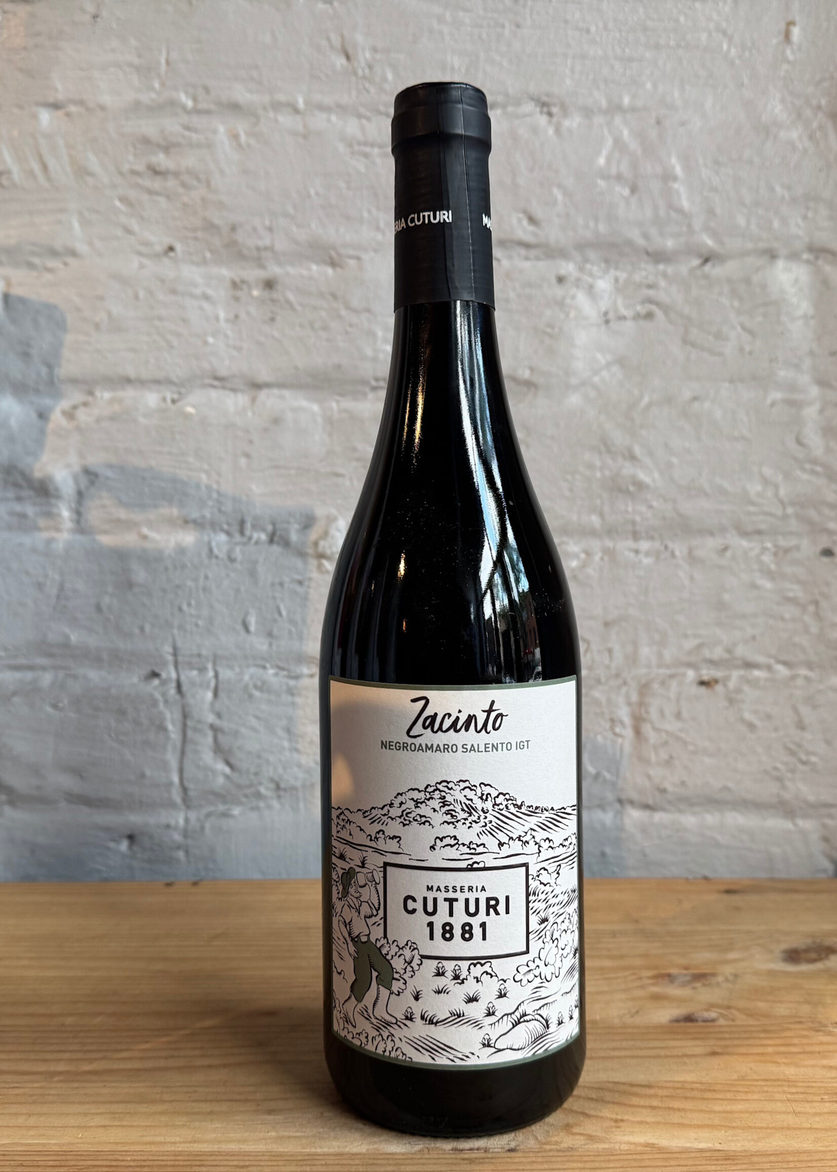 Wine 2023 Masseria Cuturi 1881 Zacinto Negroamaro - Salento, Puglia, Italy (750ml)