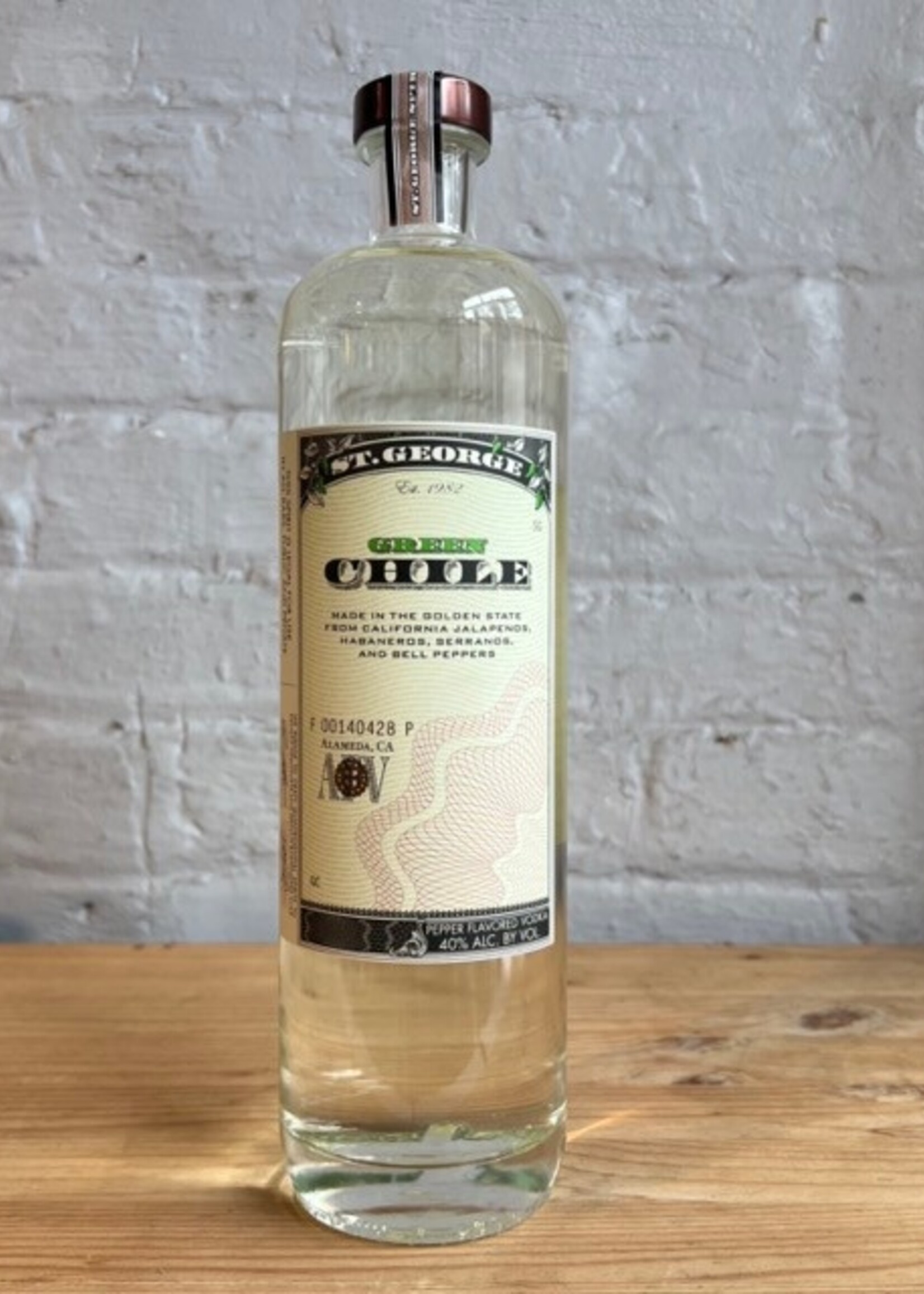 St. George Spirits Green Chile Vodka - California (750ml)