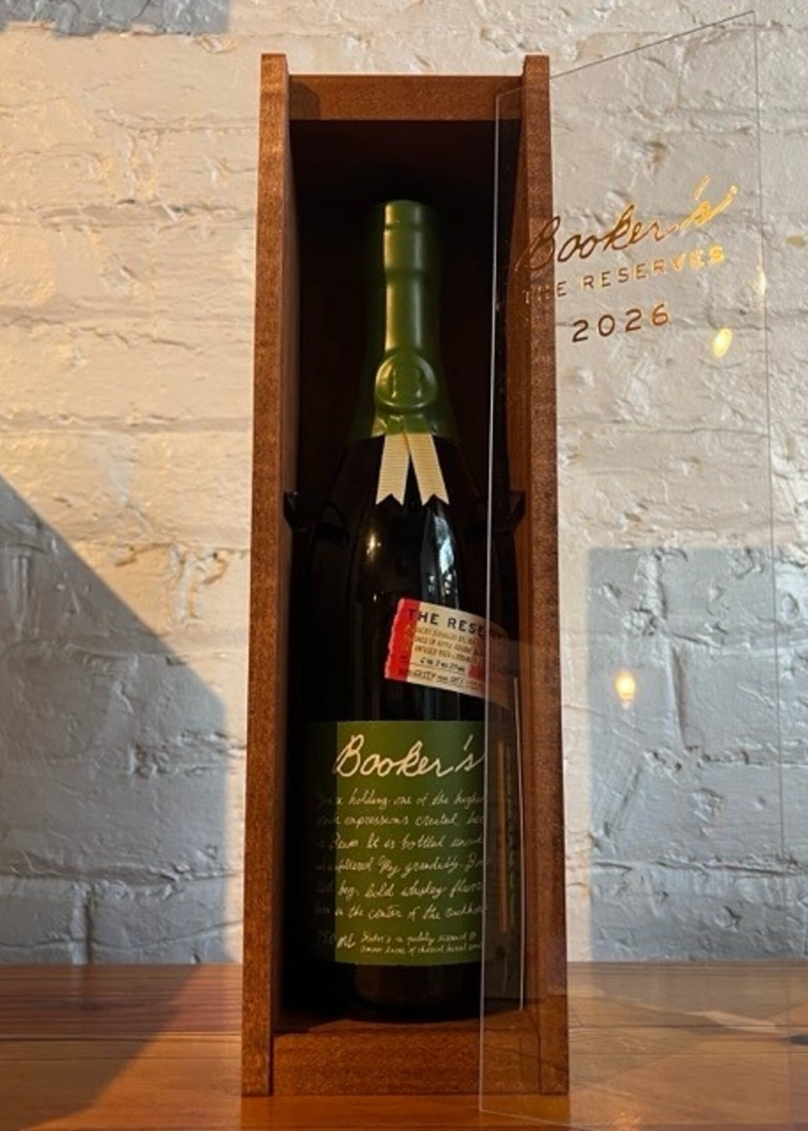 Booker's The Reserves 6yr Straight Rye Whiskey - Clermont, Kentucky (750ml)