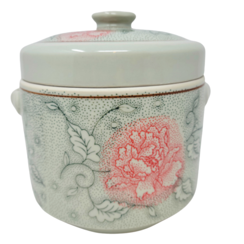 Ceramic Canister - Green