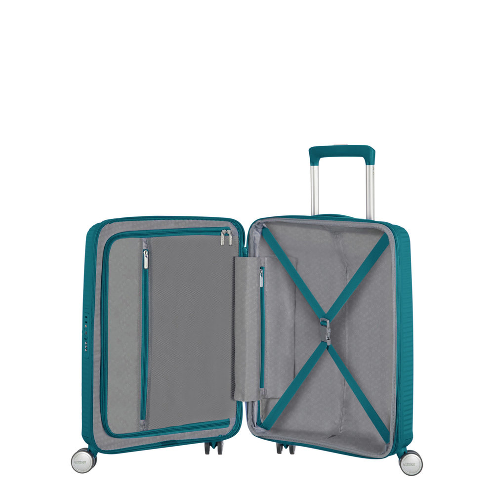 AMERICAN TOURISTER *American Tourister Curio Spinner Medium Luggage/ Colour: Jade Green Medium