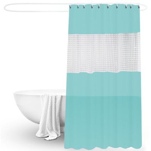 Shower Curtain - Aqua Blue