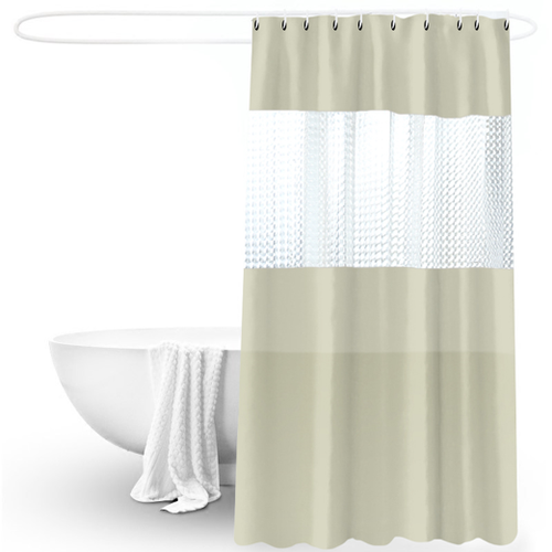 Shower Curtain - Khaki Brown