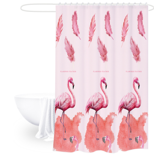 Shower Curtain - Flamingo