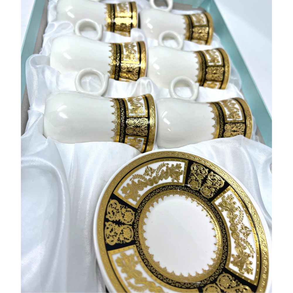 12Pcs Arabic Style Ceramic Tea Set