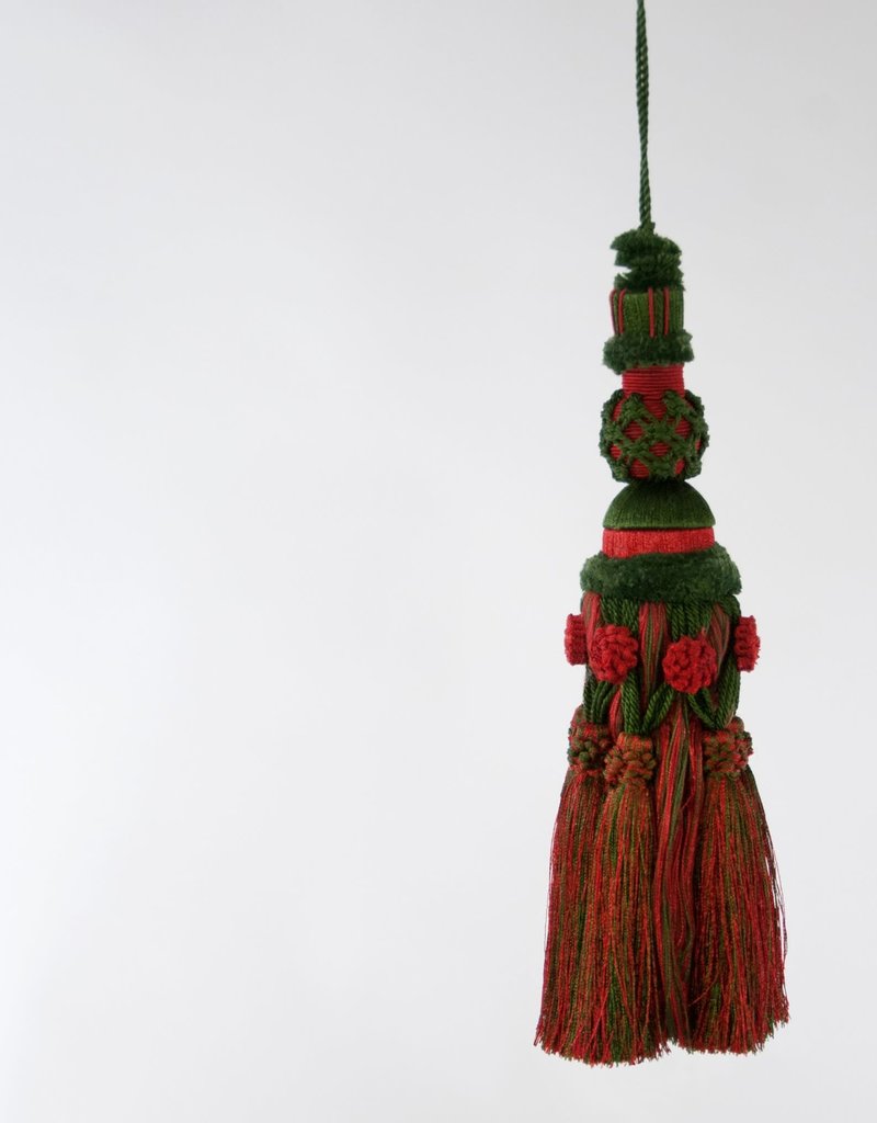 Red/Green Tassel Ornament