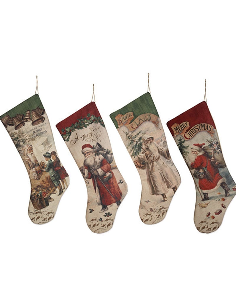 Vintage Santa Stocking