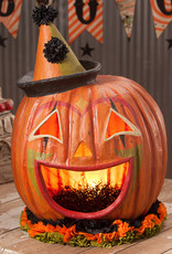 Large Clown Pumpkin Head