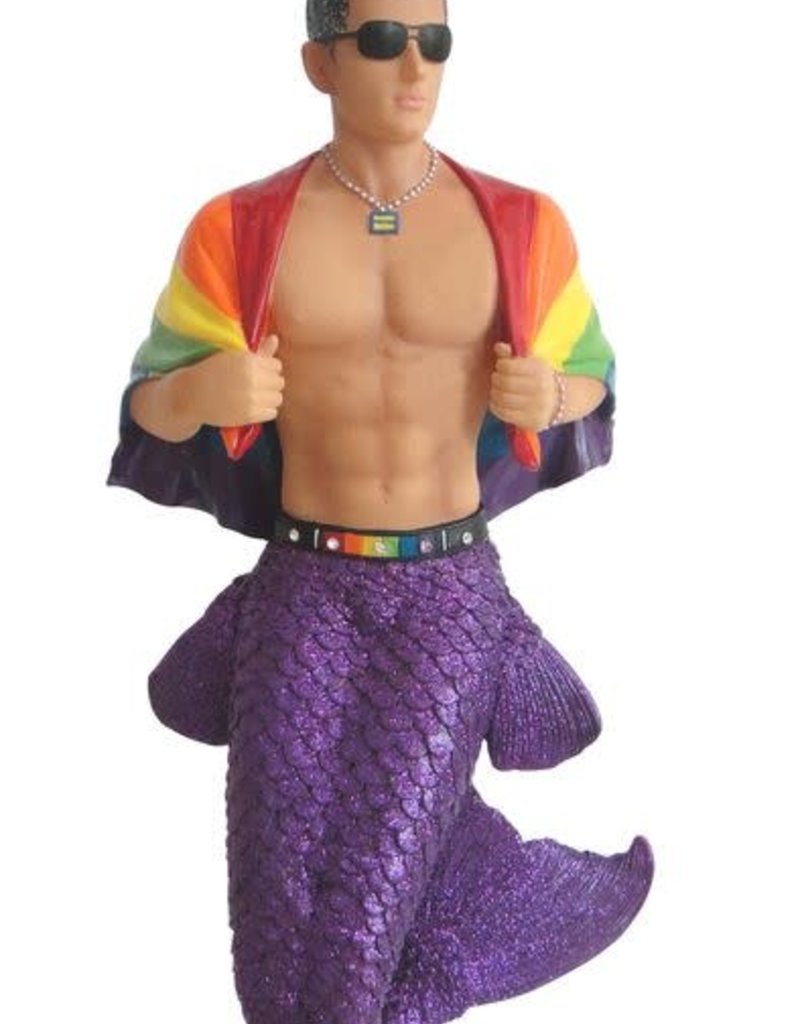 Pride Merman Ornament