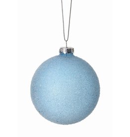 3" Micro Beaded Opaque Glass Ball Ornament