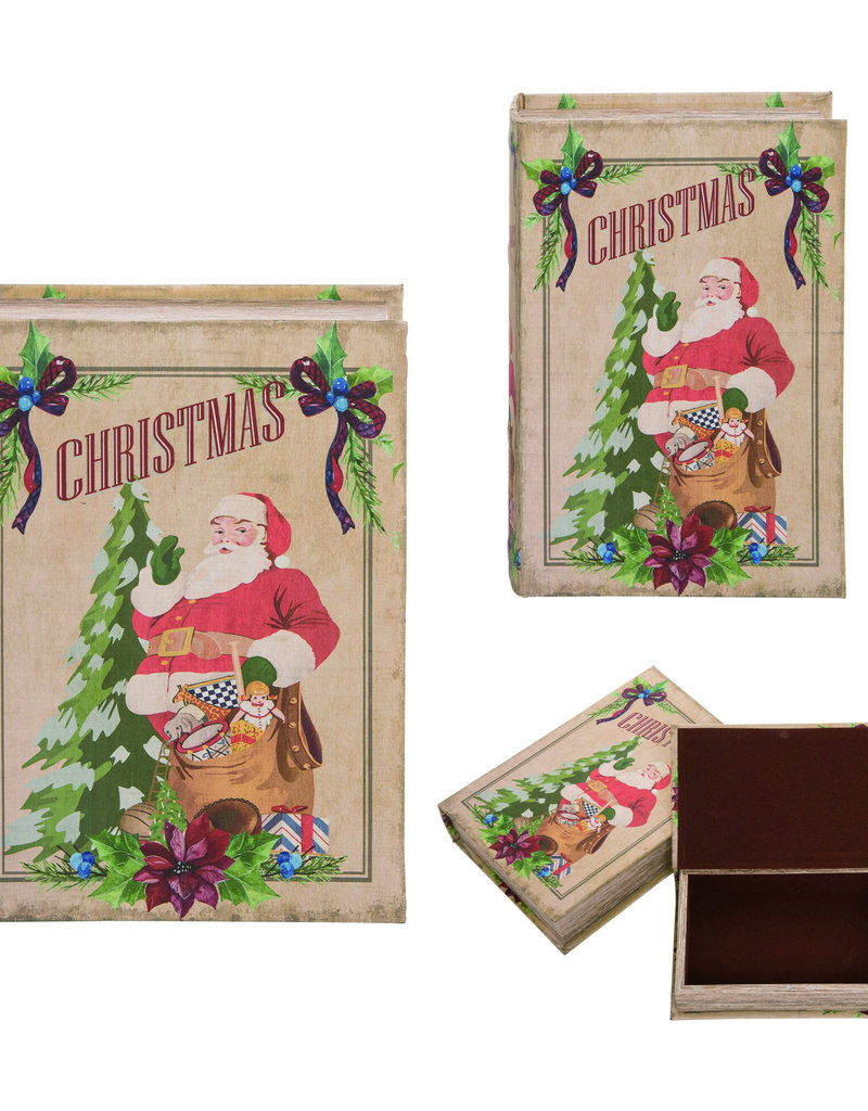 Santa Book Box Decor (large)