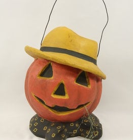 PUMPKIN SCARECROW CANDY BUCKET