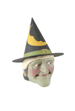 WITCH CANDY BUCKET-LARGE GREEN