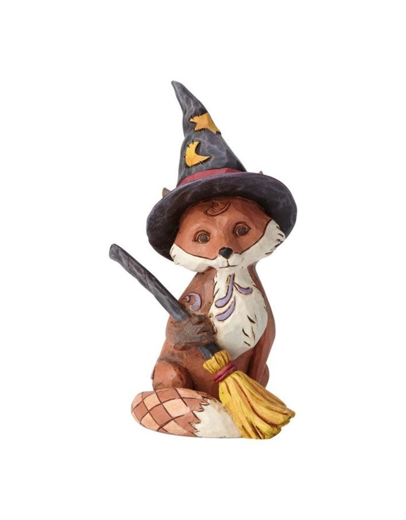 Jim Shore - Mini Fox in Witch's Hat