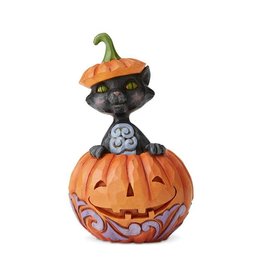 Jim Shore - Cat In Pumpkin Mini