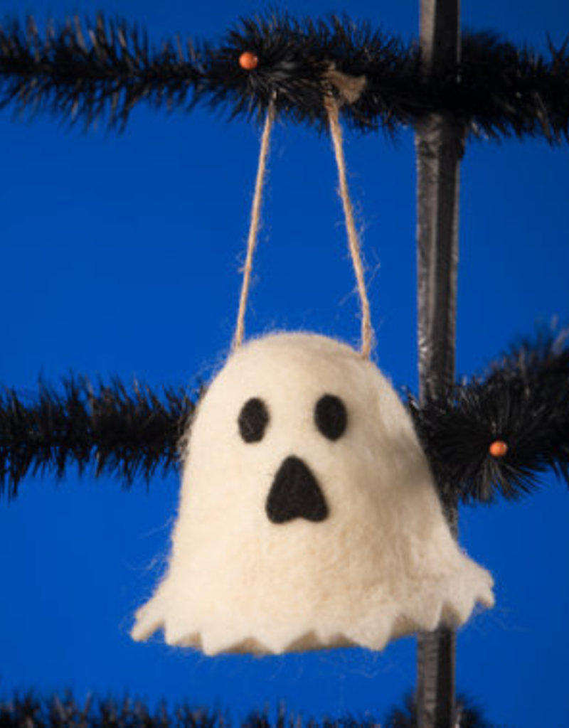 Felted Ghost Ornament