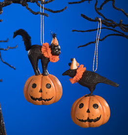 party pumpkin pals ornament (2 asstd)