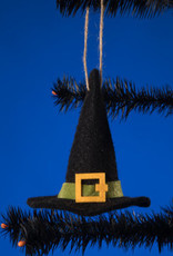 felted witch hat ornament