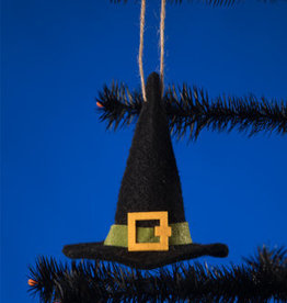 felted witch hat ornament