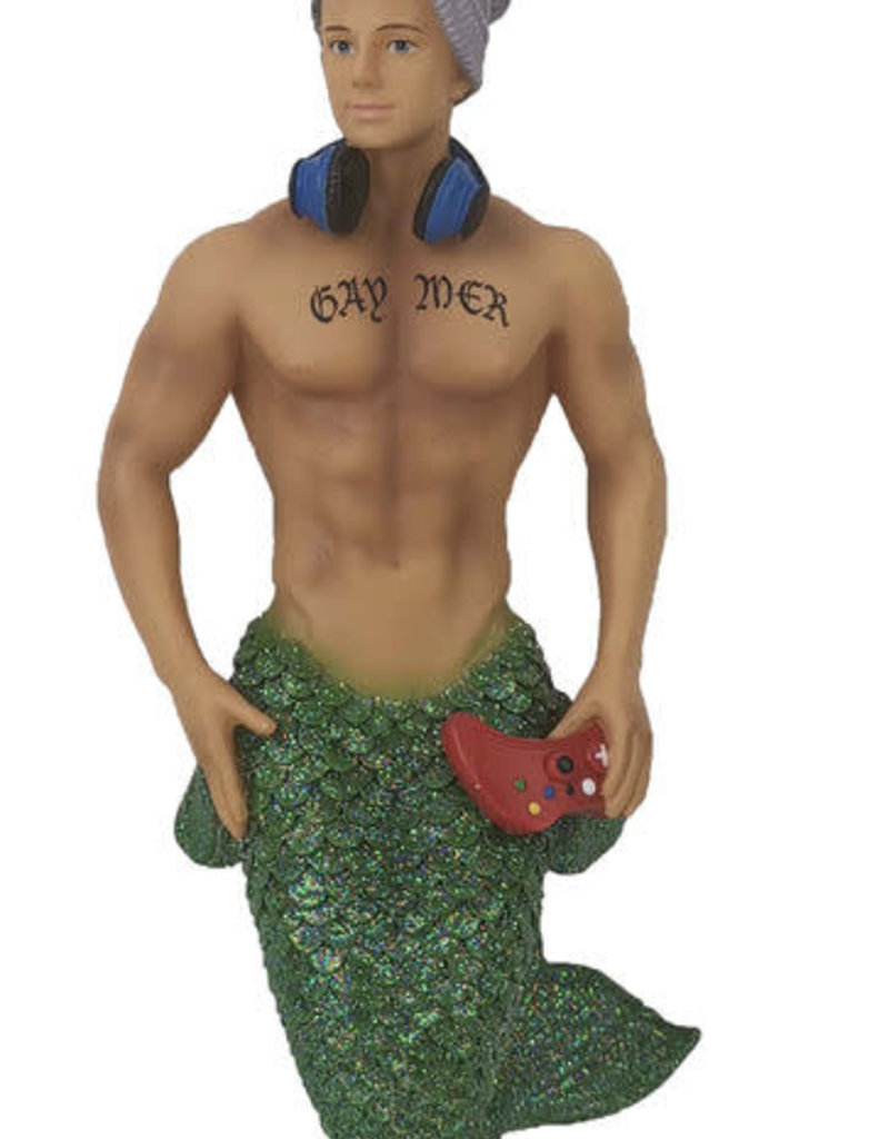 Gay-mer Merman Ornament