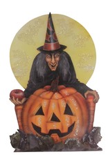 Bethany Lowe MIDNIGHT WITCH W/PUMPKIN DB