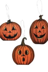 Bethany Lowe HALLOWS EVE PUMPKN DB ORN 3/A